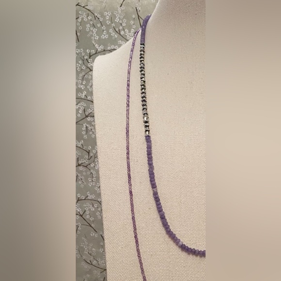 Sundance Catalog Amethyst Necklace - Picture 4 of 5